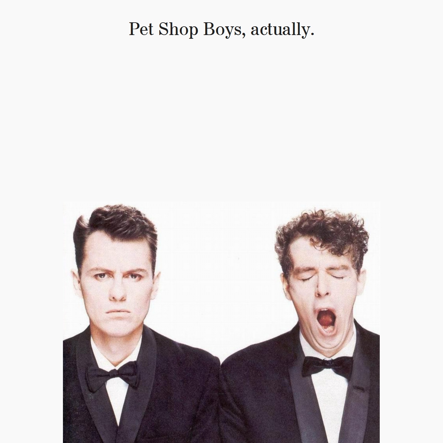 The 10 Best Pet Shop Boys Songs – Aphoristic Album Reviews